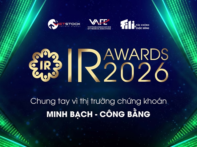 IR AWARDS 2026: Mời doanh nghiệp niêm yết hiệu chỉnh kết quả Khảo sát Công bố thông tin